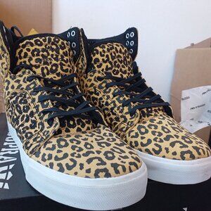 Supra Skytop Size 8.5 - Animal White - New!